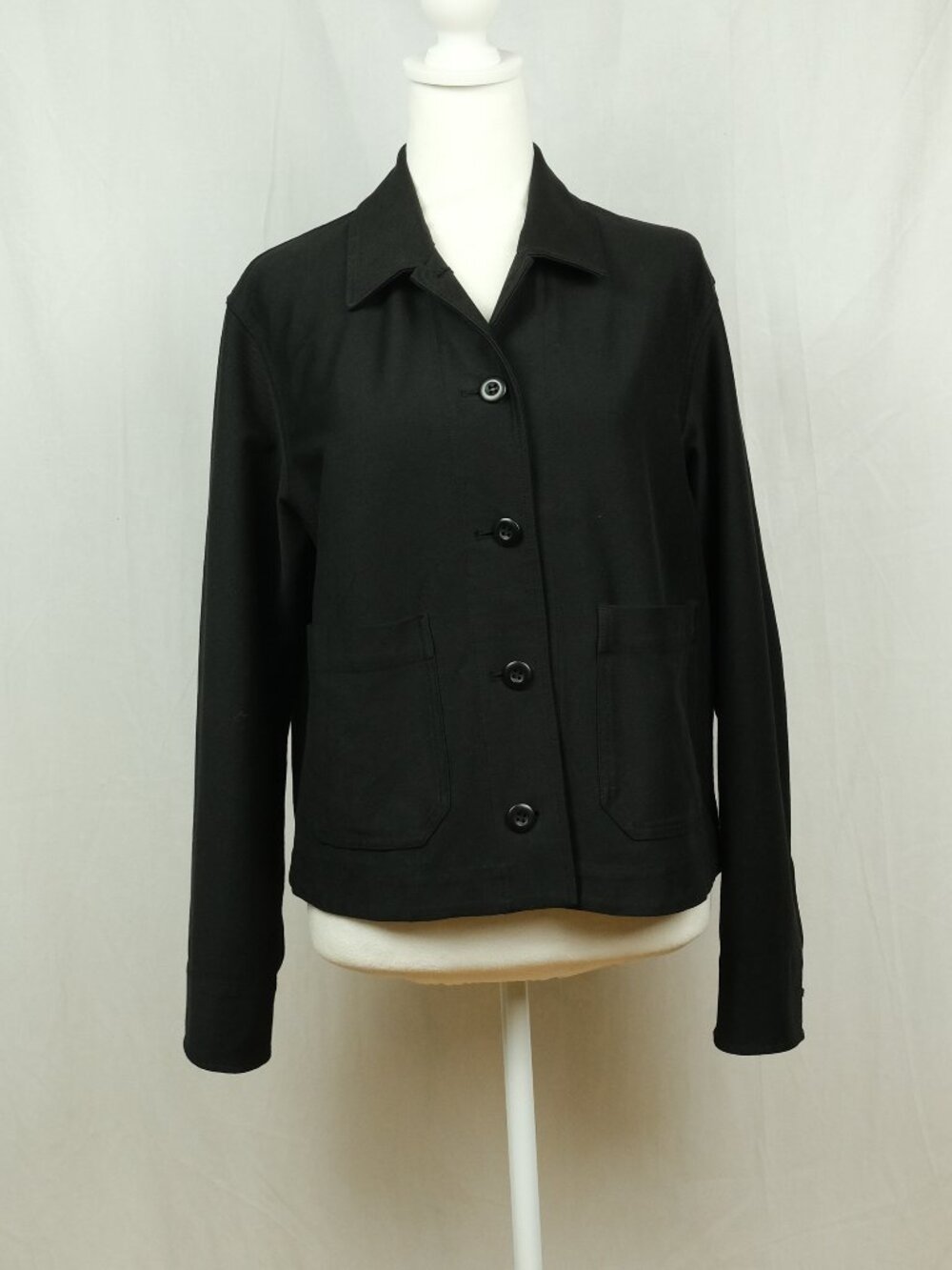 UNIQLO Jersey Relaxed Jacket Black Size S Women's Casual Outerwear